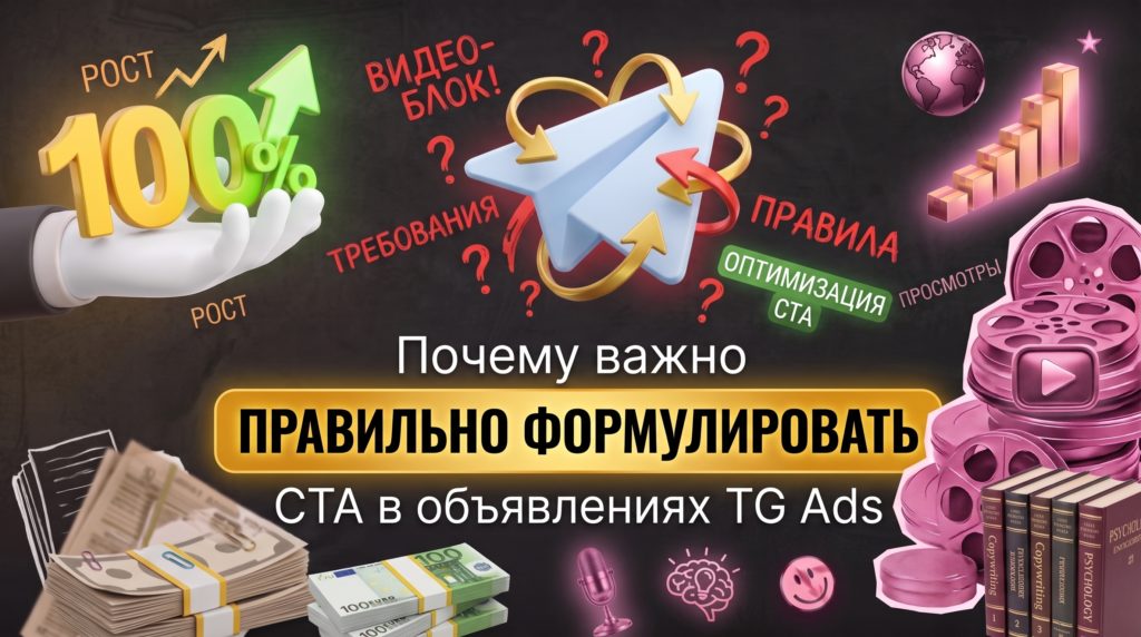 Почему важно правильно формулировать CTA в объявлениях TG Ads