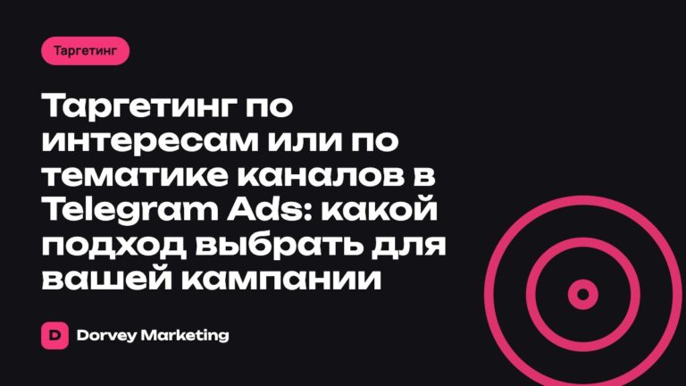 Таргетинг по интересам или по тематике каналов в Telegram Ads: какой подход выбрать для вашей кампании